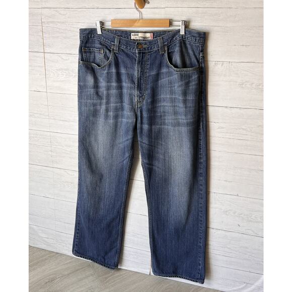 Levis Jeans Mens Size 38 X 32 Loose Straight Fit 569 Denim 100% Cotton - Picture 5 of 16